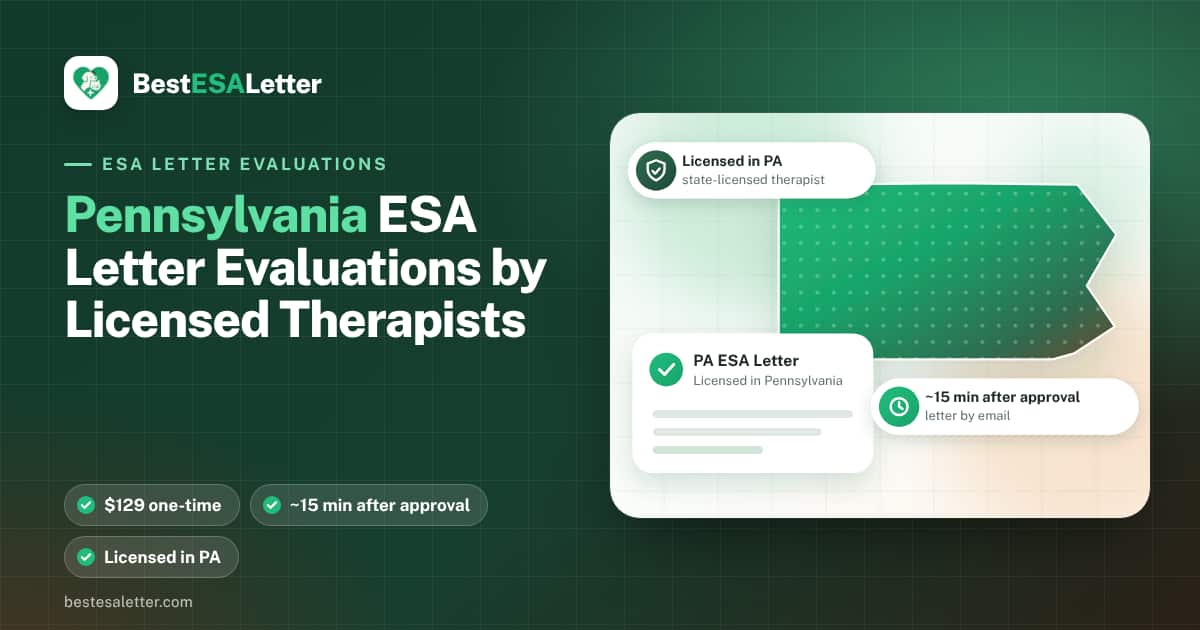 Pennsylvania emotional support animal laws — 2026 guide